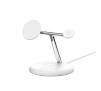Station de Charge 3-en-1 MagSafe Qi2 15W pour iPhone / AirPods / Apple Watch Blanc