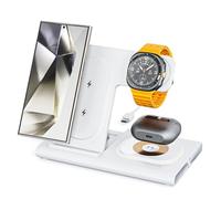 Station de Charge 3 en 1 pour Samsung Galaxy Series - Compatible avec iPhone 16/15/14/13/12, pour Samsung Galaxy S24/S23/S22/S21/S20 Plus/FE/Ultra Series