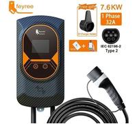 Station de charge 32A chargeur de voiture électrique EVSE Wallbox 7.6/11/22KW câble de type 2 IEC62196 contrôle APP.bazarland30