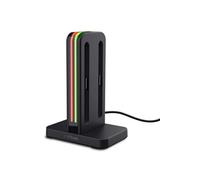 Station de charge 4-en-1 GXT1256 Noir Avec fil USB compatible pour manettes Joy-Con 2 de la Nintendo Switch