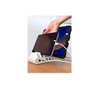 Compulocks Station de charge - 5 connecteurs USBC - prise UK - Socle de chargement - 10 connecteurs de sortie (USB, 24 pin USB-C) G