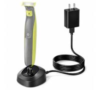Station de charge 5 V pour Philips Norelco OneBlade QP2724 QP2834 One Blade | Câble USB intégré et adaptateur mural pour rasoir électrique Wet Dry Series 5000 7000 QP6542 QP6552 QP1924 X3001