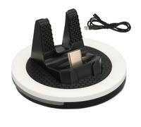 Station de charge à connecteur magnétique, support de charge avec lumière d'ambiance LED et base antidérapante, base de charge compacte pour