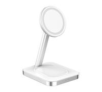 Station de charge à induction 15W Qi stand blanc Force Power