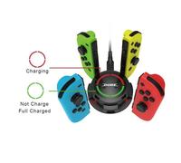 Station De Charge À Poignée 4 En 1 Pour Nintendo Switch, Support De Contrôleur De Manette De Jeu Oled Pour Ns Switch Joycon