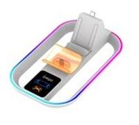 Station de Charge avec RGB pour PS Portal Remote Player et Manette PS5 Ipega Blanc Blanc G