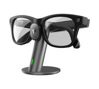 Station de Charge Carina S1 Compatible avec Ray-Ban Meta Lunettes Intelligentes(Gen 1&2), Support de Charge en Aluminium pour Wayfarer, Headliner, Skylar, Compact et Portable pour Voyage, Gris