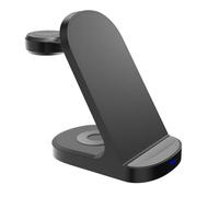 Station de charge compacte 15 W - Station de charge en ABS - Convient pour téléphone 16/15/14/13/12 - Support de charge compact