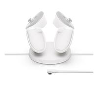 Station de Charge compacte Meta Quest - Compatible avec Meta Quest 3/3S - Câble de Recharge Long pour Le Casque - Recharge sans Fil pour Les manettes Touch Plus