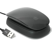 Station De Charge Compatible Avec Apple Magic Mouse 2 - Gris Foncé - Accessoires Perfect Utilisable Comme Station De Charge, Support Et Chargeur Un Câble Usb-A De 1,5 M
