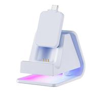 Station de charge compatible avec la console portable de streaming PS Portal PS5, chargeur magnétique USB-C avec éclairage RGB