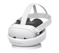 Station de Charge Compatible avec Meta Quest 3S, Station de Charge Rapide avec 2 Batteries Rechargeables pour Contrôleurs (sans Chargeur ni Pass-Through) - Carina D1S Lite