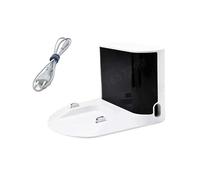 Station de charge compatible avec Roborock S50, S51, S55, S5 MAX, S6, S6MaxV, E4, E5, pièces et accessoires de réparation for aspirateur robot(Black 1pcs)