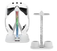 Station de Charge Compatible Meta Quest 3 - Support de Casque VR et Contrôleur Avec Lumière RVB - Accessoires Quest 3