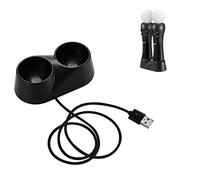 Station de Charge Compatible pour PS4 VR PSVR Move, Station de Charge pour Contrôleurs de Mouvement PSVR Move