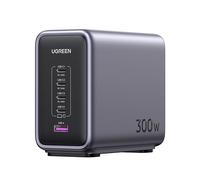 Station de charge de bureau UGREEN 300 W + câble secteur + câble USB-C Gris anodisé