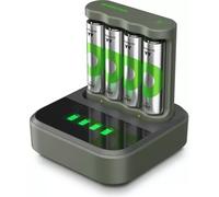Station de charge de Piles GP Batteries ReCyko Everyday D451+ 4 piles AA 2100mAh
