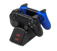 Station de charge double pour manettes PS4, station de charge rapide, indicateurs LED d'état de charge, base antidérapante pour une utilisation