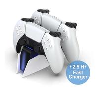 Station de charge DualSense pour PS5 type-c, double station de charge, support pour PlayStation 5, contrôleur de jeu sans fil DualSense bleu