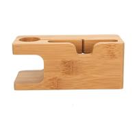 Station de Charge en Bois en Bambou Stations d'accueil de Bureau Support Organisateur pour Le Chargement de Tablette Chargeurs de Bureau