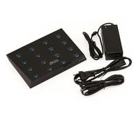 KALEA-INFORMATIQUE Station de Charge et HUB USB Type Industriel, USB 3.0 16 Ports, avec Alimentation 5A