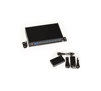 KALEA-INFORMATIQUE Hub USB3 Industriel 7 Ports rackable | Hub USB 3.0 industriel à sept ports avec alimentation externe 3 A, utilisable sur table ou en rack.