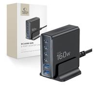 Station de Charge GaN 4xUSB-C 2xUSB-A 160W Tech-Protect DC160W-GAN