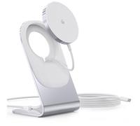 Station de charge inductive compatible avec chargeur Mag-Safe, chargeur sans fil, chargeur rapide sans fil, compatible avec iPhone 17e/17/16/15/14/13/12 Pro Max/Air/Plus/Pro