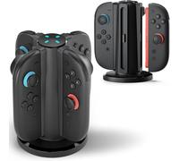 Station de charge Joy-Con compatible avec Nintendo Switch 2 | Chargeur Quad pour 4 manettes avec LED d'état et USB-C