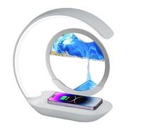 Station de charge - Lampe de paysage de sable dynamique - Chargeur magnétique - Convient pour table, table de chevet, salle de bain, maison, sensoriel, méditation, bureau