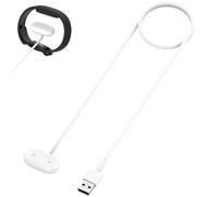 Station de charge magnétique, compatible avec traqueur d'activité Fitbit Air, câble de charge pour bracelet intelligent, base de charge pour alimentation de remplacement quotidienne (USB-A blanc)