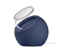 Station de charge magnétique en silicone compatible avec chargeur - Support de bureau antidérapant et support de téléphone portable - Design qui protège les câbles pour un bureau bien rangé - Silicone
