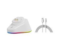 Station de charge magnétique sans fil pour souris de jeu, double port USB, pour Logitech / pour souris Razer