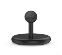 Station de charge magnétique USB-C pour Ray-Ban pour lunettes intelligentes META - Compatible avec WAYFARER Headliner Skylar HSTN - Station de charge ABS avec câble - Charge rapide en 1 heure (noir)