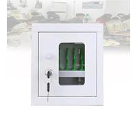 Station de charge multi-appareils avec armoire de rangement transparente et 60 emplacements pour l'organisation, boîte de rangement à compartiments pour téléphones portables et accessoires