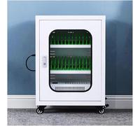 Station de charge pour appareils mobiles 12 emplacements avec ports USB, rangement sécurisé pour téléphones et tablettes, idéal pour les écoles, les bureaux et les espaces publics