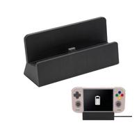 Station de charge pour console de jeu rétro Pocket Nova Noir | Station de charge pour console de jeu, support de rangement, accessoires de station d'accueil de console de jeu