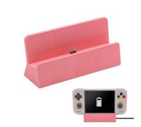 Station de charge pour console de jeu rétro Pocket Nova Rose | Station de charge pour console de jeu, support de rangement, accessoires de station d'accueil de console de jeu