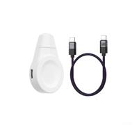Station de charge pour Huawei Gt6 Pro Gt6 Watch5 5 Pro D D2 Smartwatch Station de charge rapide avec régulateur de tension Protection ABS Design portable Couleur noire (Blanc 1,2 m)