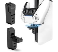 Station de charge pour manette PS5 Slim avec 2 ports de type C et indicateur de charge - Design pliable - Facile à transporter - Accessoire pour PS5 Slim Disc et versions numériques (pas pour PS5