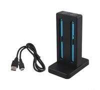 Station de charge pour Nintendo Switch 2 pour manette Joy-Con, station d'accueil avec affichage LED, entrée USB-C 5 V 1,5 A, boîtier ABS, charge simultanée de jusqu'à quatre manettes