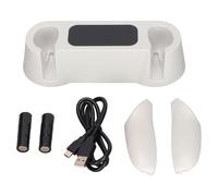 Station de charge pour Oculus Quest 2, conception antidérapante pour un positionnement sécurisé, charge rapide avec indicateur LED (2 pièces,