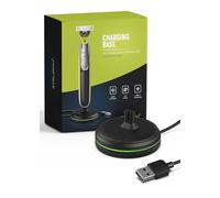 Station de charge pour rasoir Philips Norelco OneBlade 360 - Station de chargement avec indicateur lumineux LED et câble USB compatible avec les modèles QP2724 et QP2834