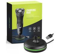 Station de charge pour rasoirs Philips Norelco 2400, 5000X, 7200, 3600 Series - Station de chargement avec indicateur lumineux LED et câble USB compatible avec les modèles X3001, X5006, S7887 et S3243