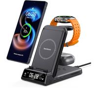 Station De Charge Pour Samsung S25 Ultra, 703S, 3 En 1 Chargeur Sans Fil Pour Galaxy S25/S25+/S24 Ultra/S24/S23/S22/Z Fold 6, Gal