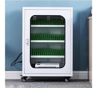 Station de charge pour téléphone portable à 12 emplacements avec casiers sécurisés pour organiser le stockage et le chargement des appareils