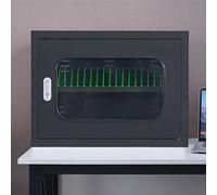 Station de charge pour téléphone portable, casier de rangement rechargeable à 30 emplacements et armoire de chargement USB pour école, église, aéroport - Compatible avec la plupart des téléphones