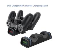 Station De Charge Rapide À Double Poignée Usb, Support De Chargeur Pour Manette De Jeu Ps4/Ps4 Slim/Ps4 Pro
