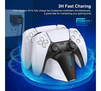 Station De Charge Rapide Pour Console Sony Playstation 5, Contrôleur Sans Fil, Usb Type C, Double Station De Charge Pour Ps5, Joystick, Manettes De Jeu