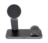 Echo Station de charge Office 2 – Charge rapide sans fil aimantée 3 en 1 – Noir